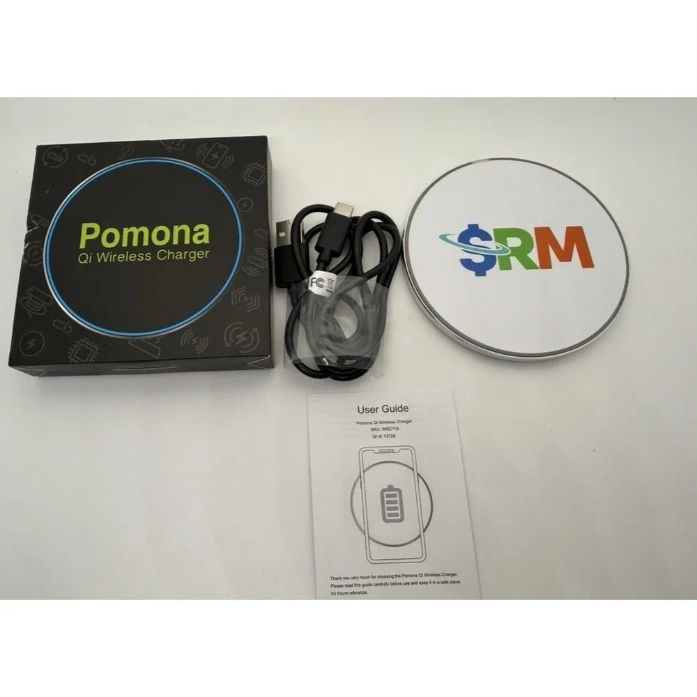 Pomona 15W Qi Wireless Phone Charger for Samsung iPhone LG Universal